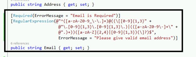 Specify Regular expression for validation